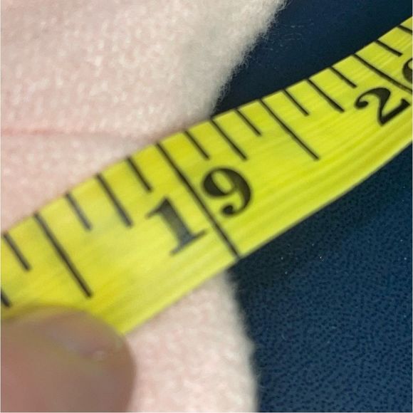 EUC Light pink wool double breasted pea coat SZ Medium - Picture 6 of 8